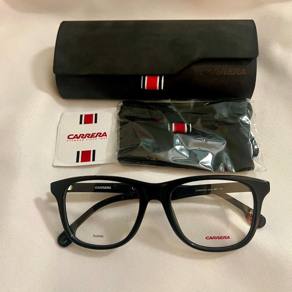 CARRERA 135/V EYEGLASSES 52-19-145 Black